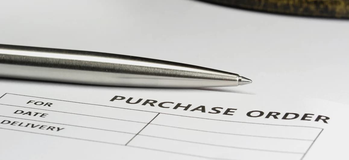 What is a purchase order?